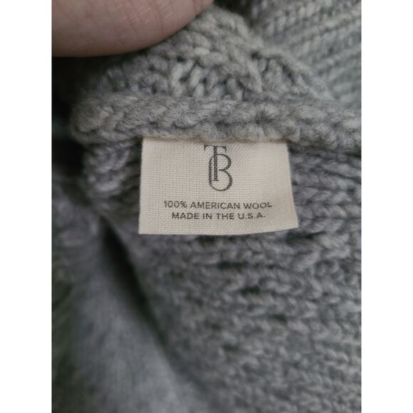 Tempest + Bentley of San Francisco Chunky Knit American Wool Sweater Size Small - Picture 6 of 7